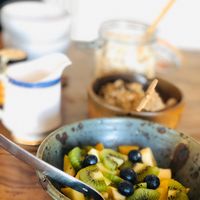 Lots of fruit too at Studio Vert  in Laroque-des-alberes