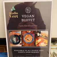 Vegan buffet for groups at Studio Vert  in Laroque-des-alberes