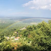 Rainbow  at Studio Vert  in Laroque-des-alberes