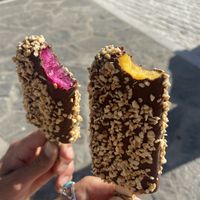 Dragonfruit and mango   at 32 Agosto in Paros