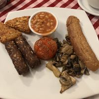 Vegan breakfast   at The Lion Inn in Blakey
