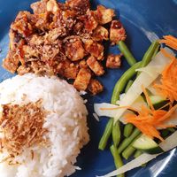 Nasi sambal goreng tempeh at Mamabali in Paris