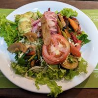 On a vegetables-only diet at the moment, there's a wide choice of options. There are many more cooked foods also, though I can't eat them at the moment! at Ramma - Barra in Salvador