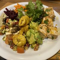 My selection from the buffet for about R54. Food was tasty and healthy.   at Ramma - Barra in Salvador