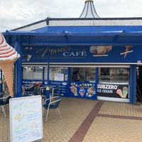 Seaside cafe at Marco's Cafe in Barry