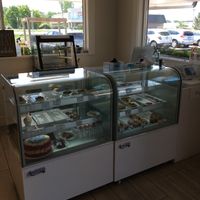 Dessert, bakery and pastry counter at Olivia's Organic Cafe in Burnsville