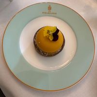 A small vegan treat at The Lord Mayor's Lounge at The Shelbourne in Dublin