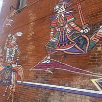 Great decor - very cute restaurant   at Pete's Thai Kitchen in Dubuque