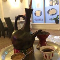 Traditional Ethiopian coffee. at Balageru in Nottingham
