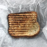 Vegan grilled cheese  at Mindful Juice Bar in Surrey