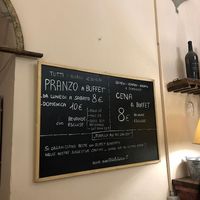 €8 unlimited food. €3 wine. at Maestri Di Fabbrica in Florence