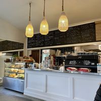 Menu on the board   at Grit Cafe in Goulburn