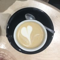 Pumpkin spice latte  at Boneshaker Doughnuts in Paris