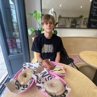   at Boneshaker Doughnuts in Paris