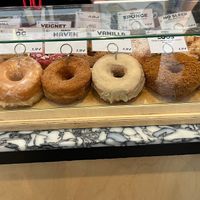 Some of the options  at Boneshaker Doughnuts in Paris
