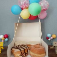 Vanilla, Baby Got Back (Peanut) and Beach Haven (Cinnamon) at Boneshaker Doughnuts in Paris