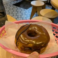 Chocolate/coffe at Boneshaker Doughnuts in Paris