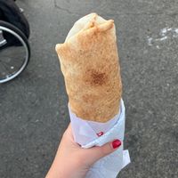 Sham falafel sandwich at Sham Falafel in Krakow