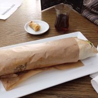 Big falafel at Sham Falafel in Krakow