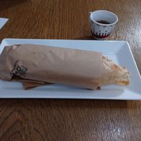 Marine at Sham Falafel in Krakow