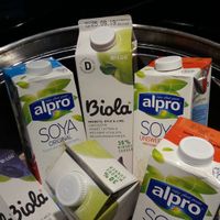 Plant milk at Scandic City in Bergen