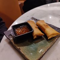 Spring rolls at Weidao in Stockholm