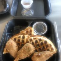 Chic’un & waffles! at Nola Vegan in New Orleans