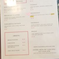 Menu at Nola Vegan in New Orleans