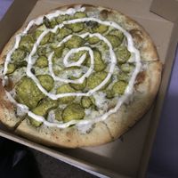 Pickle pizza  at New Ethic in Rochester