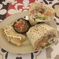 Vegetarian burrito at Tacos Danang in Da Nang