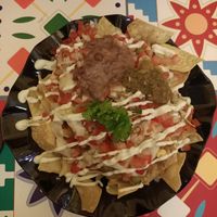 Vegetarian nachos at Tacos Danang in Da Nang