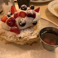 Pancakes, Cream & Berries (VG version)  at The Breakfast Club in East London