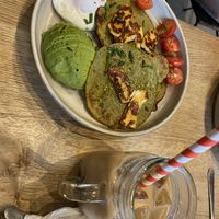 Savoury pancakes   at Les Filles in London