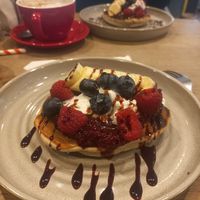 Half portion of pancakes at Les Filles in London