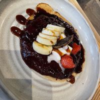 half a dose of pancake  at Les Filles in London