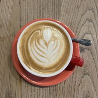 Gorgeous oat flat white  at Les Filles in London