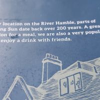 Lovely location at The Rising Sun in Warsash