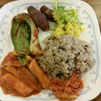 Lots of options at Loving Hut - Seoshin in Jeonju