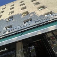 store front  at Fine Bagels @ Shakespeare and Sons in Berlin