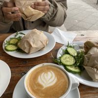   at Fine Bagels @ Shakespeare and Sons in Berlin