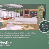Revamped layout, August 2021 at The Terrace Cafe in Edinburgh