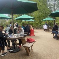Outdoor seating   at The Terrace Cafe in Edinburgh
