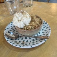   at Flat Earth Pizzas in East London