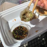 MUST TRY! The Gyoza Dumplings are delicious and the Summer Rolls are perfect for a light lunch on a hot day, other vegan options on their menu as well. Quick and friendly service! at Steam Noodle Cafe & Sake Bar in Great Barrington