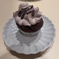 Chocolate cupcake   at PURE in Groningen