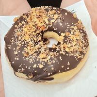 Vegan doughnut at PURE in Groningen
