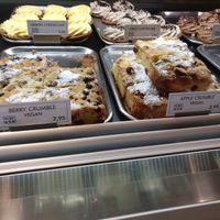 Two vegan cakes at PURE in Groningen