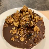 Vegan donut time !!!! Yummm at PURE in Groningen