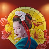 Murals at Itto Ramen - Haywood Rd in Asheville