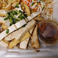 Tofu vermicelli bowl at Green Garden Pho in Silverdale
